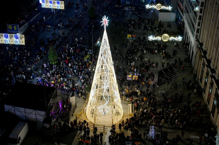 Así serán los encendidos navideños de A Coruña y su área metropolitana