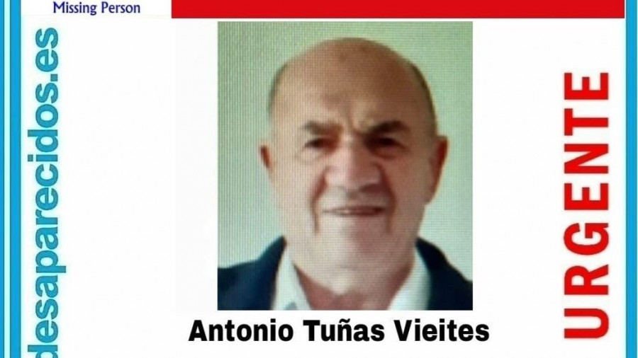 Buscan a un hombre de 72 años desparecido en Mazaricos