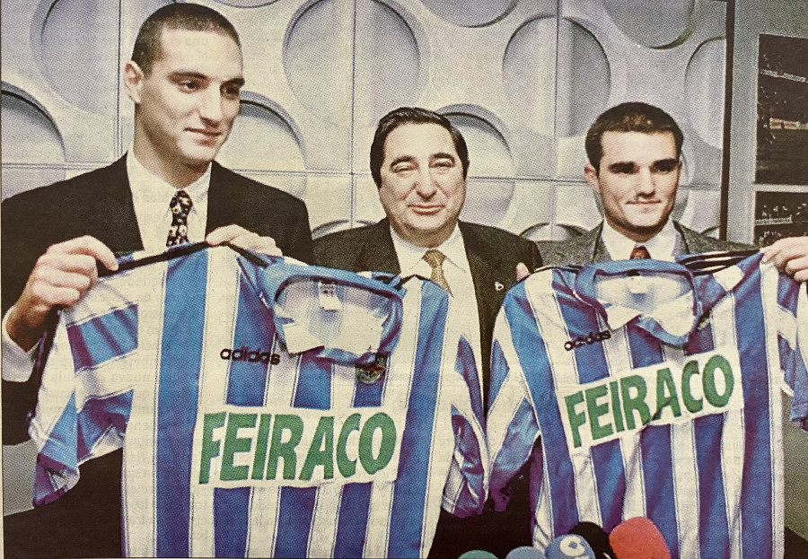 Hace 25 años: Dos quintos y Lionel Scaloni promete "garra" para el Deportivo