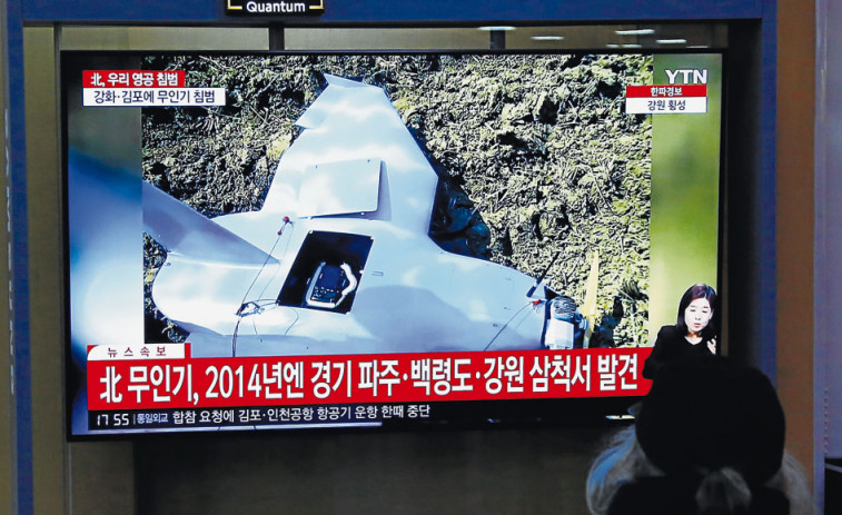 Corea del Norte envió drones para infiltrarse en el Sur y Seúl respondió con los suyos