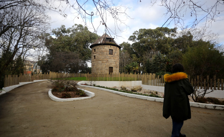 El molino de Santa Margarita muestra su nuevo aspecto de jardín zen