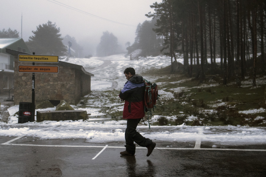 Bajada de temperaturas y nevadas en cotas de 600 a 800 metros en Galicia desde este jueves