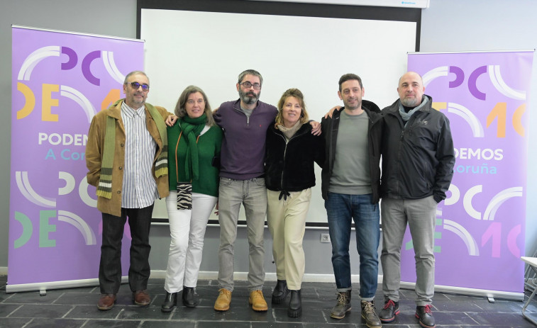 Podemos y EU de A Coruña, a la espera de la Marea para formar una fuerza progresista