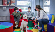 Los escolares de Culleredo vuelven a participar en el programa ‘Perros y letras’