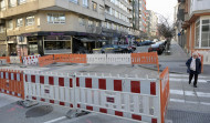 Las obras de la avenida de Os Mallos cortan un mes el barrio por su arteria más importante