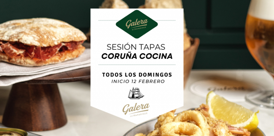 Ultramarinos Galera y Coruña Cocina inicia una sesión de tapas todos los domingos