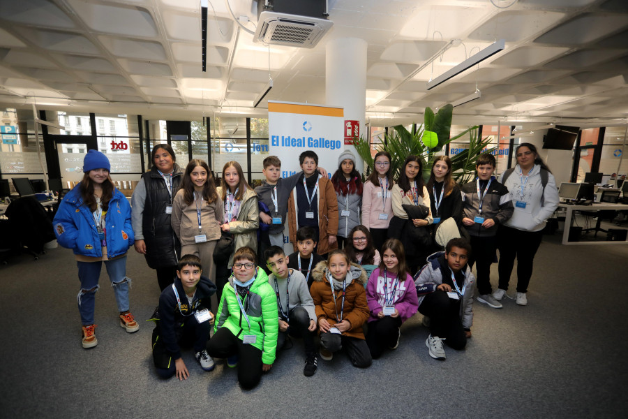 Los niños de 5ºB del CEIP Alborada visitamos El Ideal Gallego