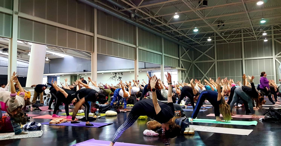 Expocoruña acoge una cita internacional de yoga