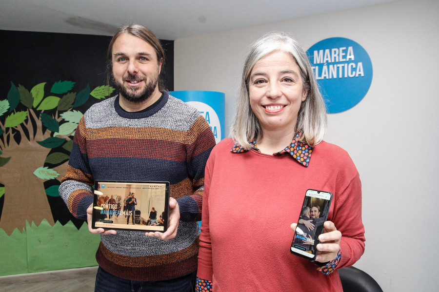 El candidato de Marea Atlántica afirma que la formación está abierta a quien quiera "una Coruña mejor"