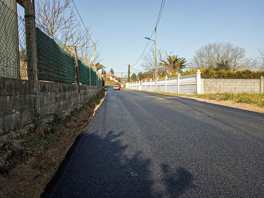 Culleredo termina los asfaltados en Vinseira Pequena y As Barreiras