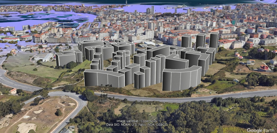 La Marea Atlántica pide que se suspenda el proyecto de urbanización de Visma