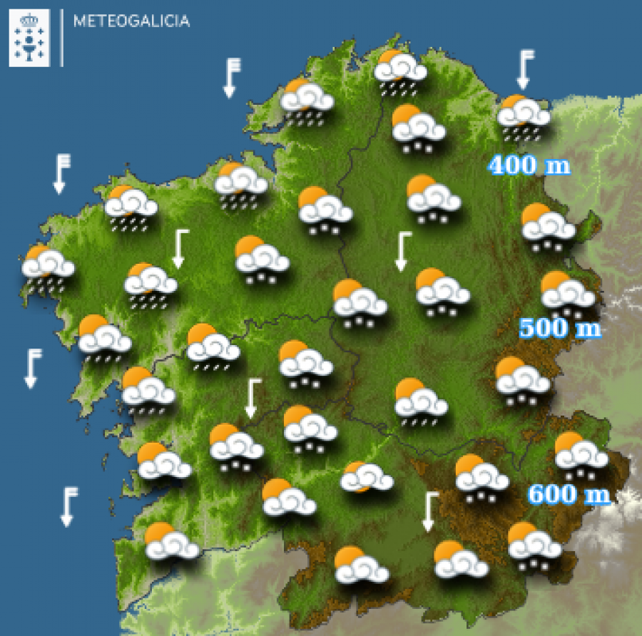 Predicción del tiempo en A Coruña | 23 de febrero