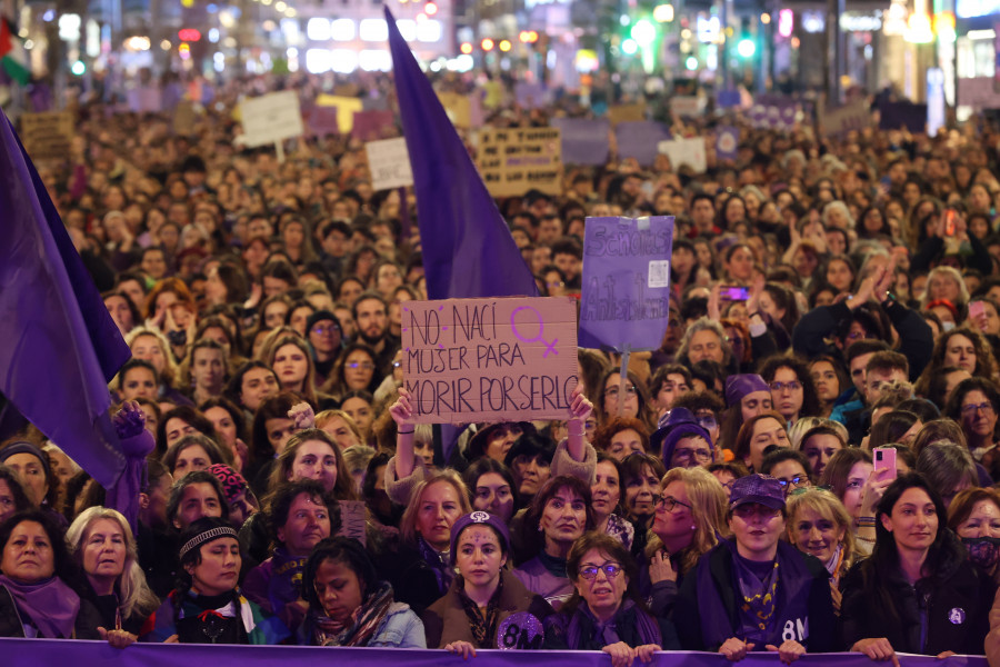 El feminismo sale  a la calle el 8-M  por separado en las principales ciudades pero con fuerza