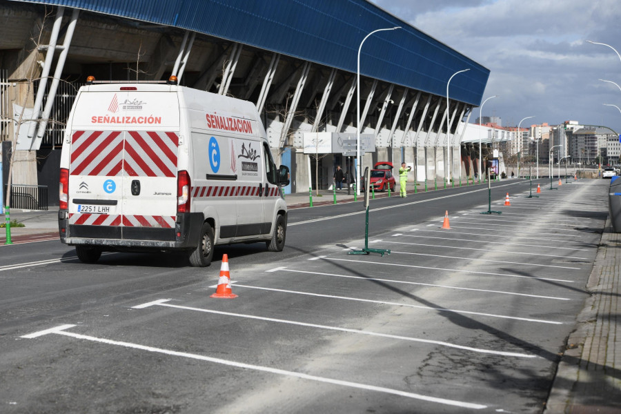 La coruñesa avenida de La Habana gana 22 nuevas plazas de aparcamiento