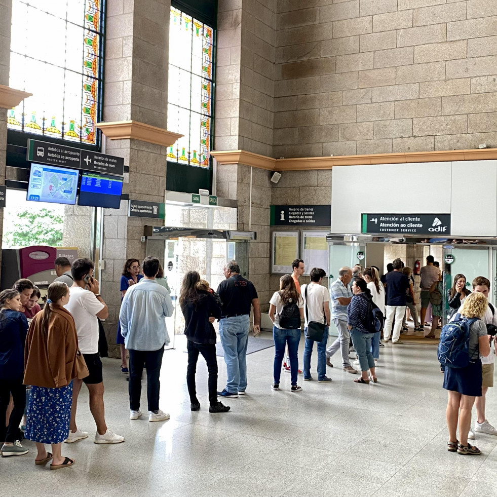 Adif restablece la circulación en la línea A Coruña-Lugo, interrumpida desde el viernes