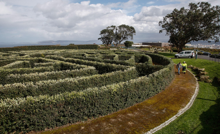 El laberinto del monte de San Pedro se reabre al público