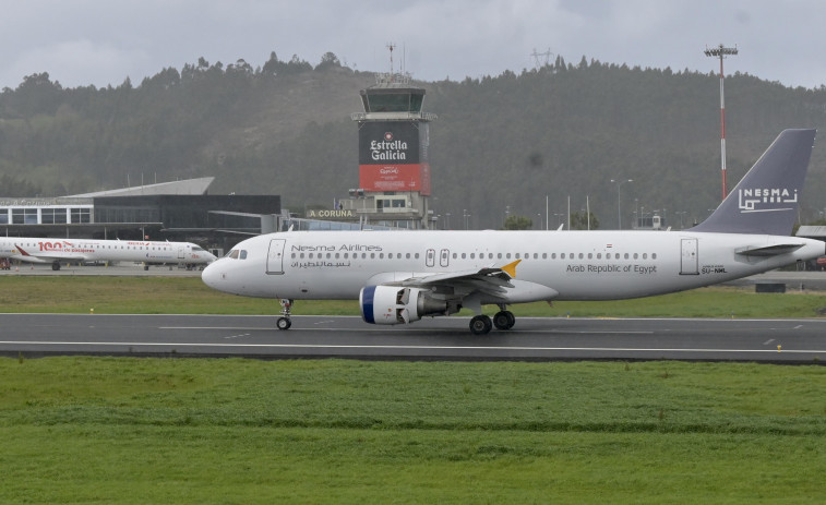 Alvedro recibe por primera vez la visita de la compañía egipcia Nesma Airlines