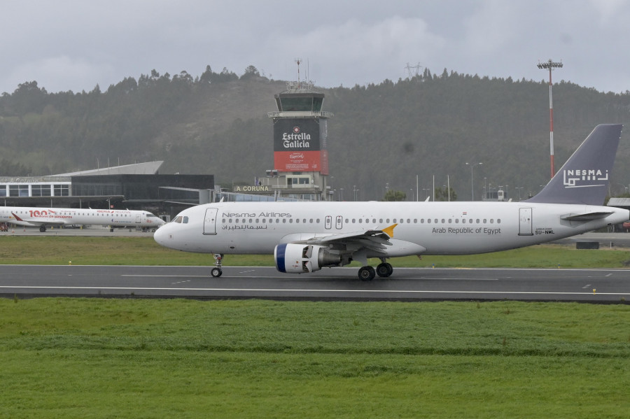 Alvedro recibe por primera vez la visita de la compañía egipcia Nesma Airlines