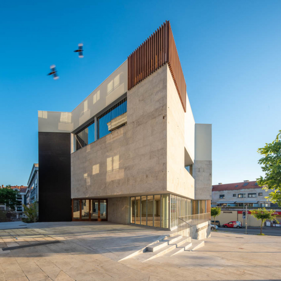 La biblioteca municipal de Nigrán, mejor obra de arquitectura de Galicia