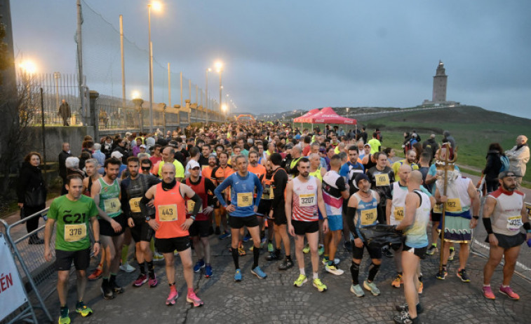 Fernando Díez y Laura Santos se anotan la primera del Coruña Corre