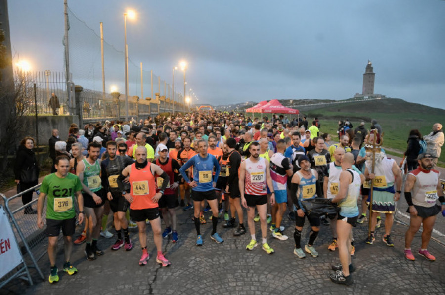 Fernando Díez y Laura Santos se anotan la primera del Coruña Corre