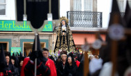 La Virgen de los Dolores recorrió la ciudad para iniciar la Semana Santa de A Coruña