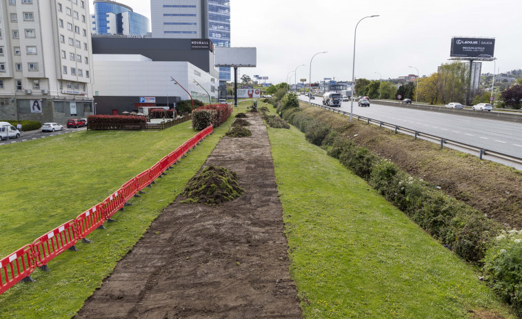 Un muro vegetal protegerá Matogrande del ruido del tráfico de Alfonso Molina