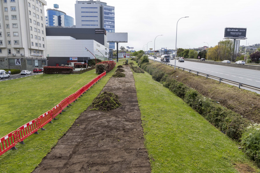 Un muro vegetal protegerá Matogrande del ruido del tráfico de Alfonso Molina