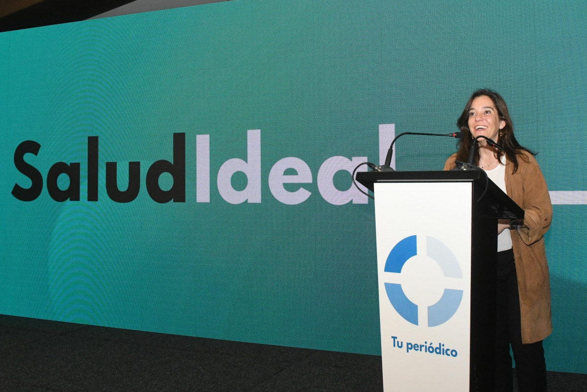 Inés Rey, durante su intervención en la presentación de Salud Ideal