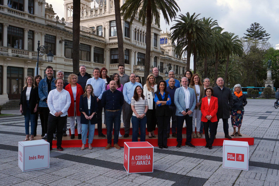 El PSOE convierte Aesia en el símbolo del futuro de A Coruña