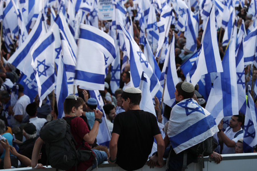 Los líderes del Gobierno israelí llaman a una gran marcha a favor de su reforma judicial