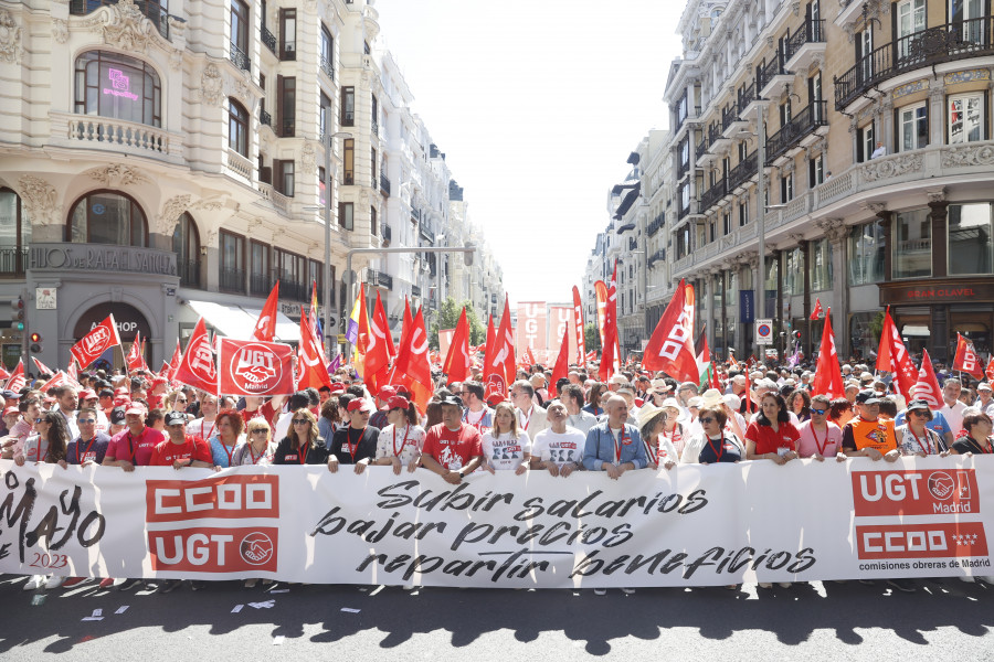 Los sindicatos piden subida salarial en el Primero de Mayo