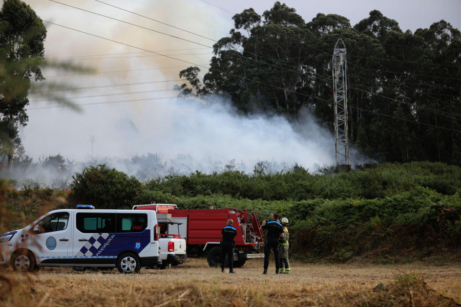 La Xunta realizará este lunes un simulacro de incendio forestal próximo a viviendas en A Coruña