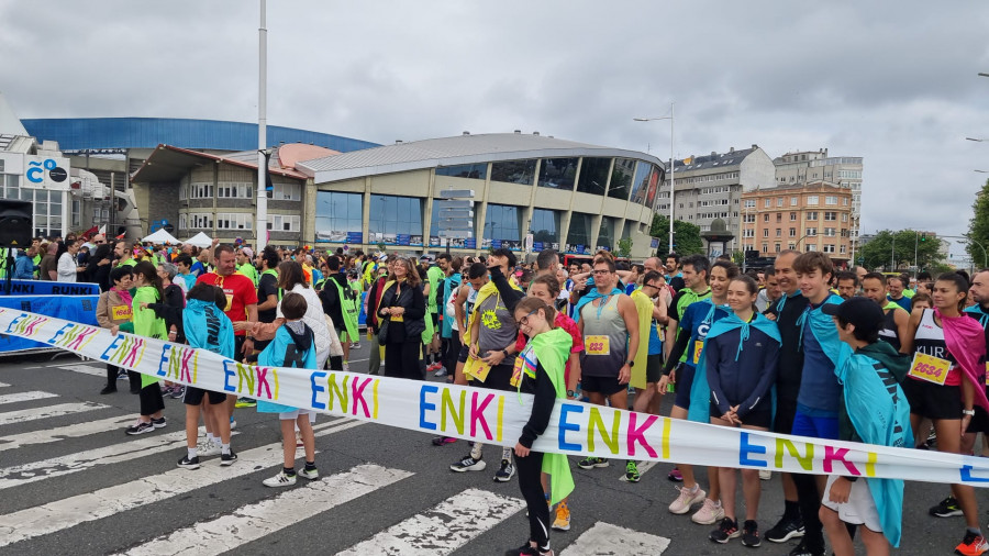 Runki, la carrera de los superhéroes, invade A Coruña