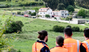 Simulacro de incendio en Feáns