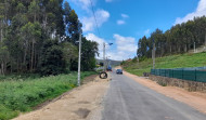 La senda peatonal que enlazará Confurco y Orro ya es tangible en los márgenes de la vía cullerdense DP-0510