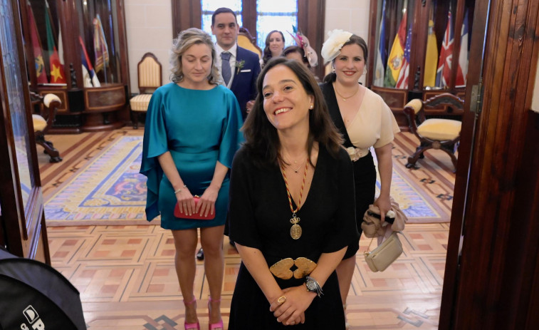 Inés Rey se va de boda en la jornada de reflexión