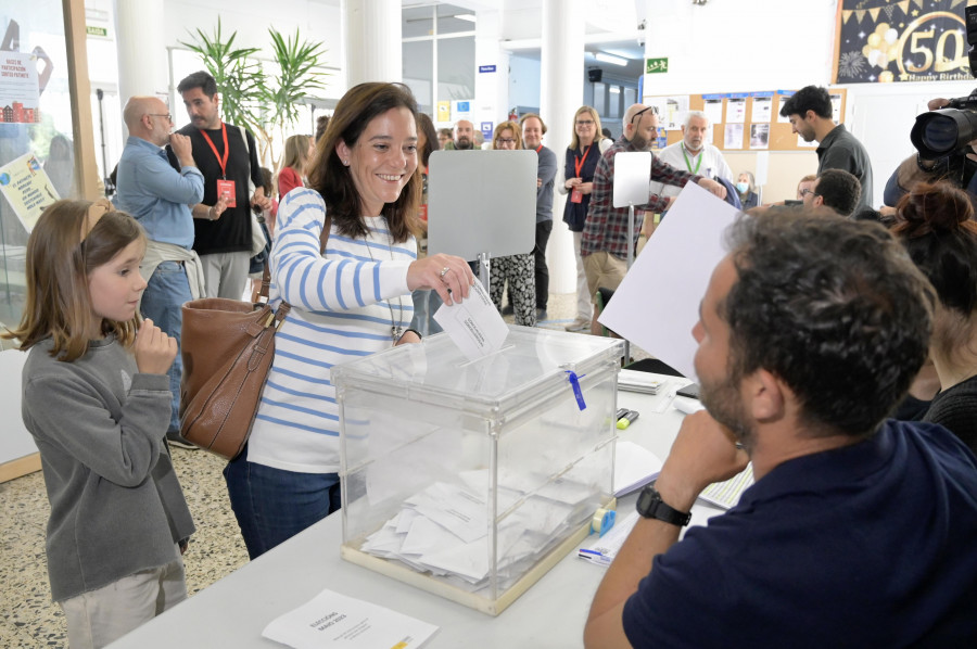 Así votaron los candidatos a la Alcaldía de A Coruña