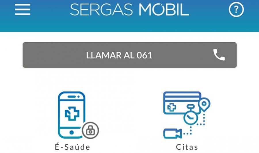 La aplicación Sergas Móbil cuenta con casi dos millones de usuarios