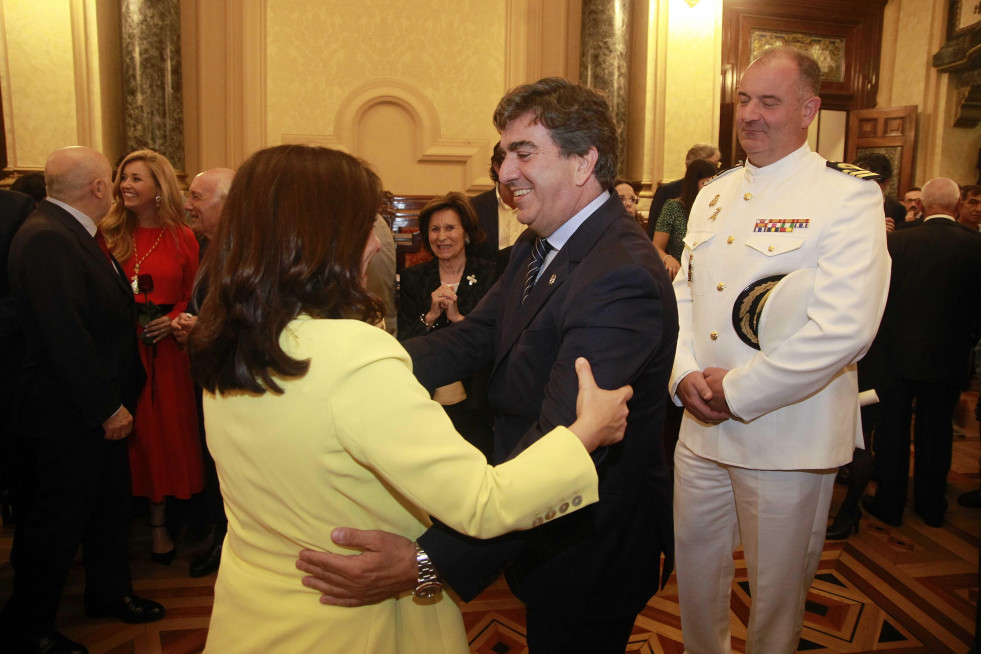 Inés Rey con Martín Fernández Prado