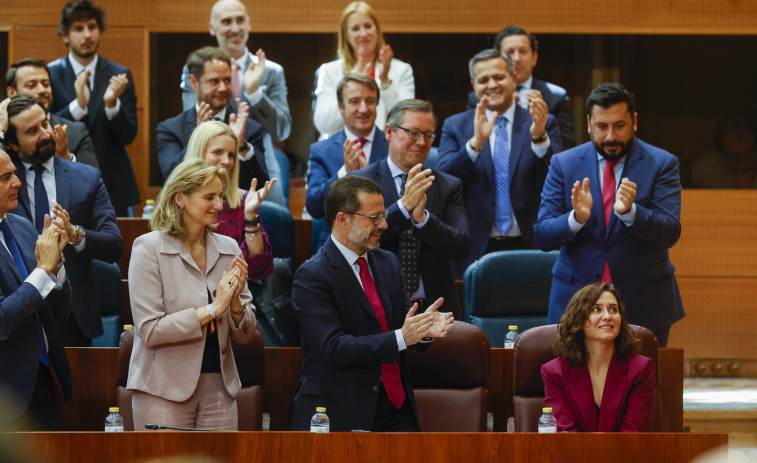 Ayuso, investida presidenta de la Comunidad de Madrid con mayoría absoluta del PP