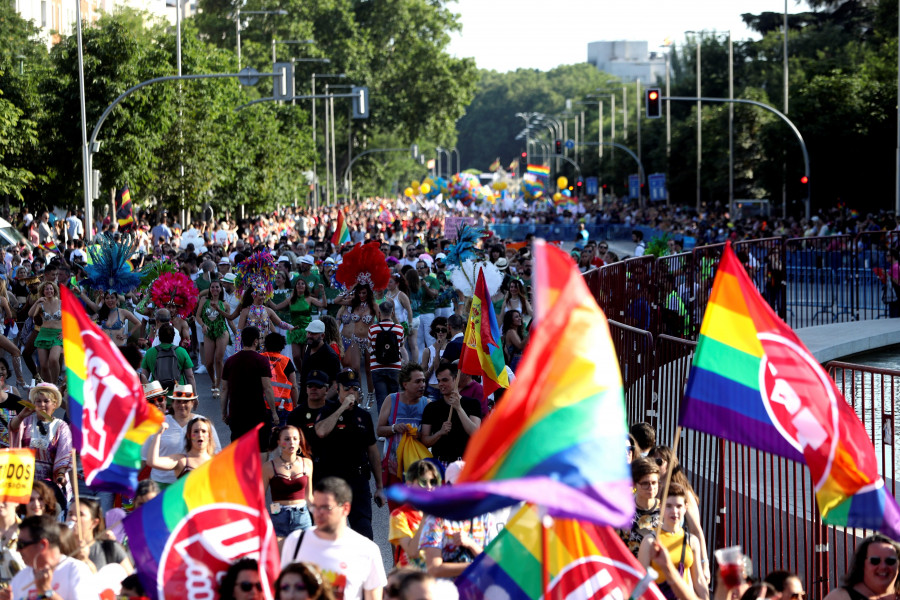 La marcha del Orgullo de Madrid espera un millón de asistentes, una batucada y 46 carrozas