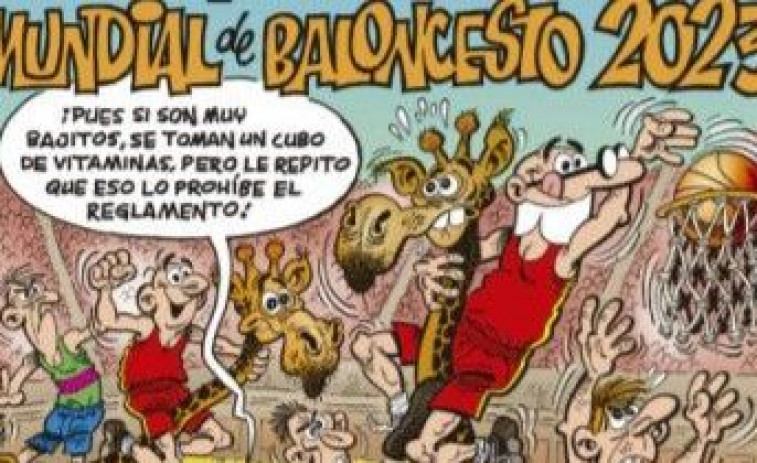 Mortadelo y Filemón estarán en el Mundial de Baloncesto 2023 con una nueva misión