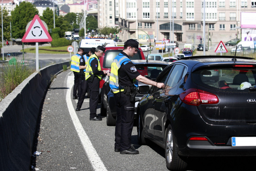 Los delitos contra la seguridad  vial baten un récord en A Coruña