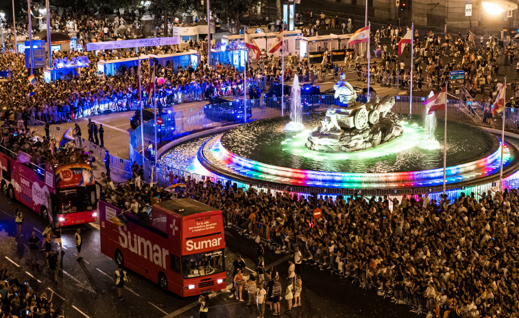 Cientos de miles de personas reivindican los derechos Lgtbi en Madrid en un Orgullo marcado por el 23-J