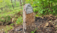 Investigado un vecino de Culleredo por hacer pintadas en piedras protegidas del Monte Xalo