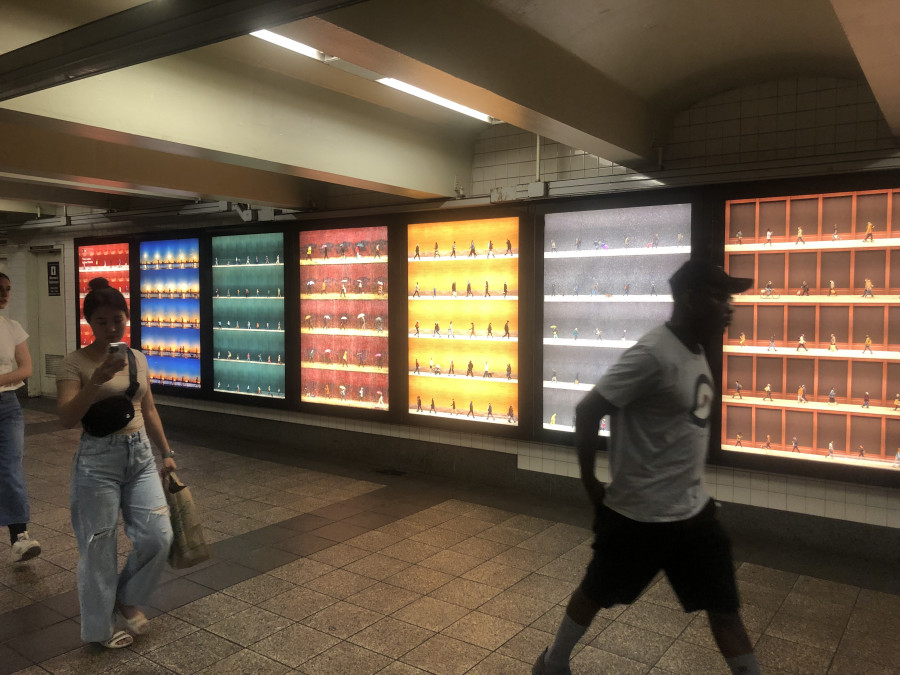 El fotógrafo gallego Xan Padrón expone en el metro de Nueva York retratos del movimiento