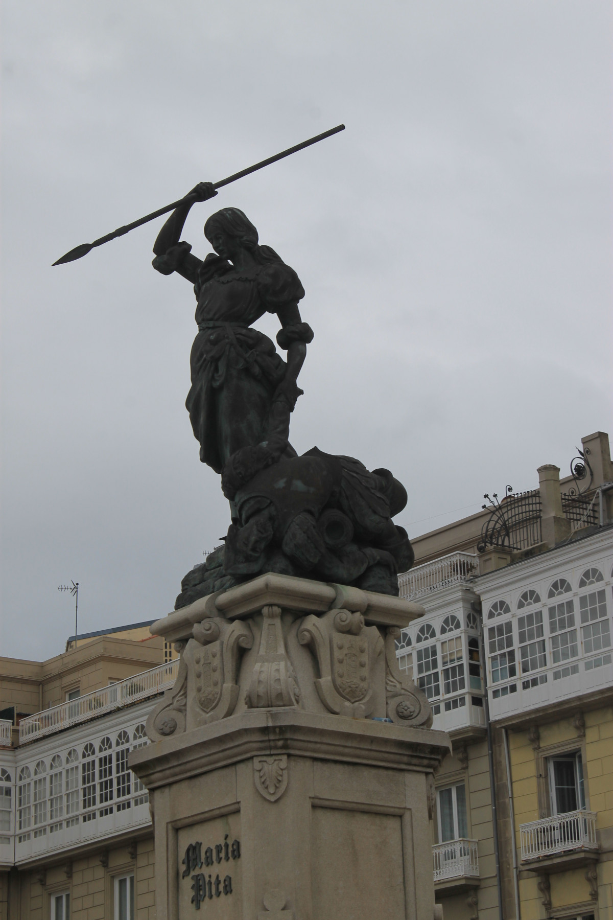 Estatua de Maria Pita