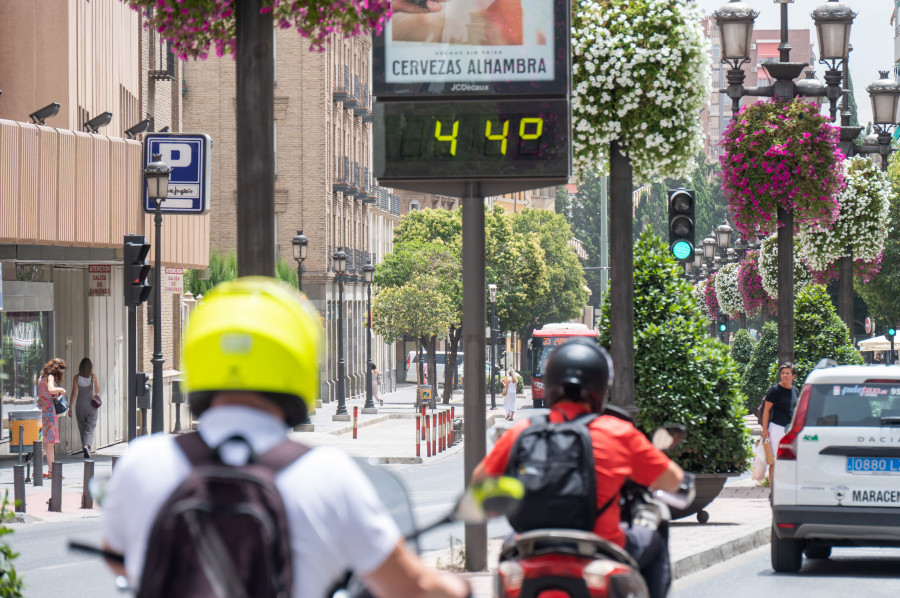 Loja, en Granada, marca la temperatura máxima en España con 44,6 grados