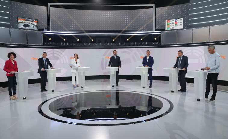 Los pactos postelectorales han sido uno de los temas centrales del debate a siete